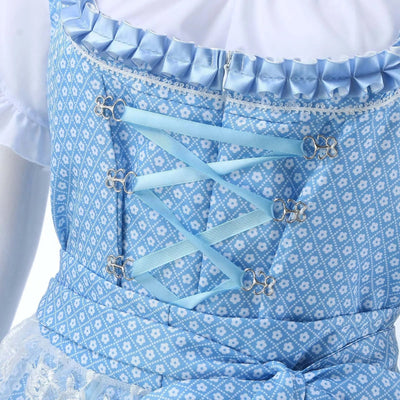 Damen Trachtenkleid Baumwolle Oktoberfest Stil