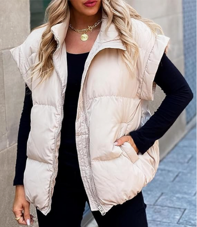 Damen Weste Ärmellos - Winter Stil
