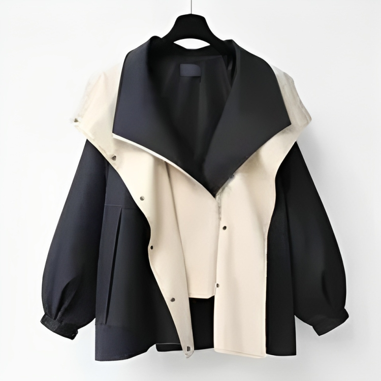Damenjacke Wasserdicht Polyester Stilvoll für Freizeit und Outdoor-Aktivitäten
