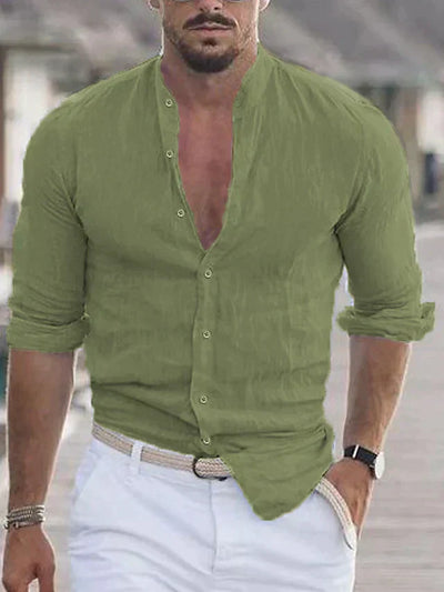 Micheal - Herren Leinenhemd