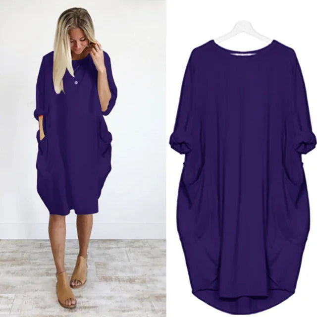 Emily™ | Bequemes Kleid mit Taschen