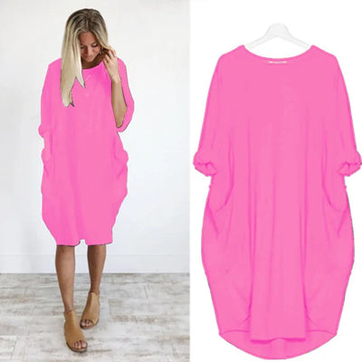 Emily™ | Bequemes Kleid mit Taschen