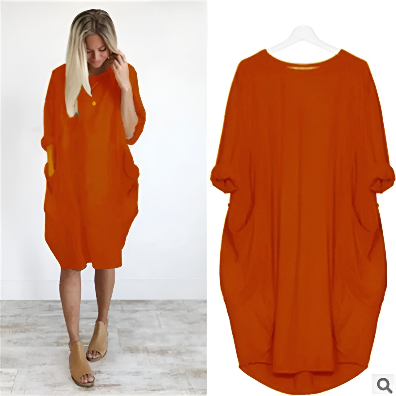 Emily™ | Bequemes Kleid mit Taschen