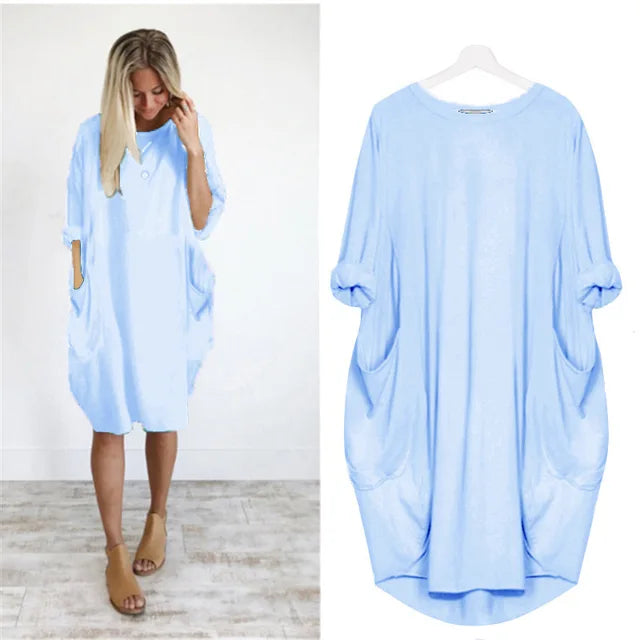 Emily™ | Bequemes Kleid mit Taschen