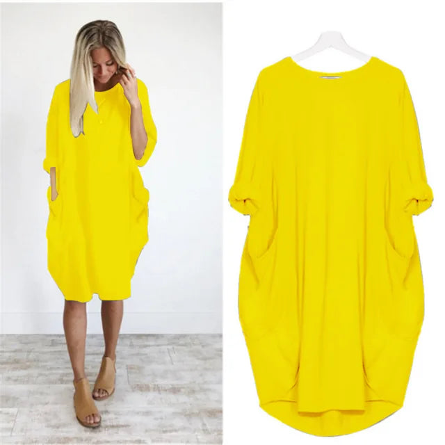 Emily™ | Bequemes Kleid mit Taschen