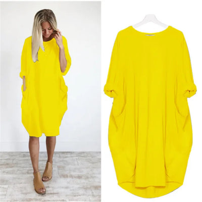 Emily™ | Bequemes Kleid mit Taschen