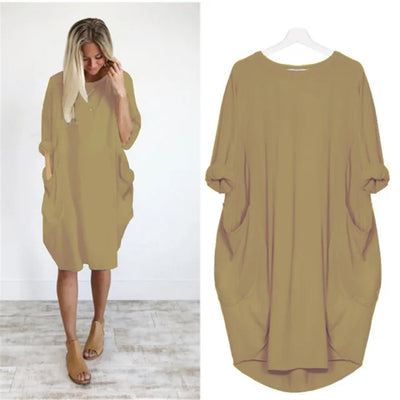 Emily™ | Bequemes Kleid mit Taschen