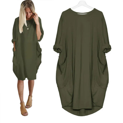 Emily™ | Bequemes Kleid mit Taschen