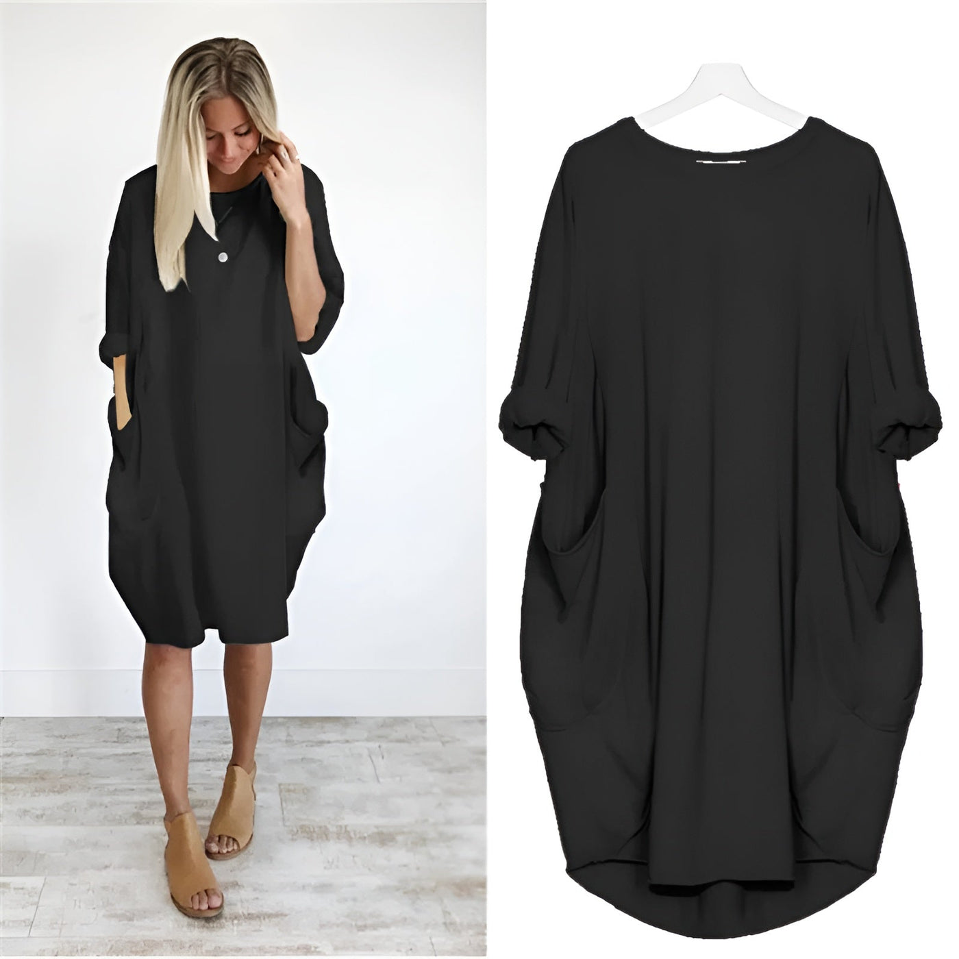 Emily™ | Bequemes Kleid mit Taschen