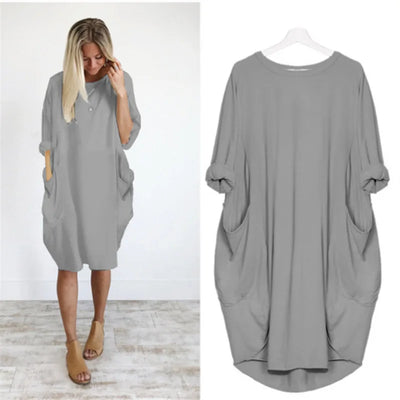 Emily™ | Bequemes Kleid mit Taschen