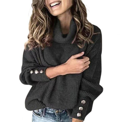 Lia - Oversize-Pullover mit Rollkragen