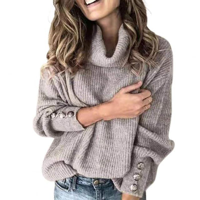 Lia - Oversize-Pullover mit Rollkragen