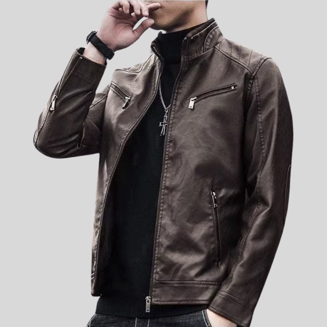 RENZO™ | LEDERJACKE
