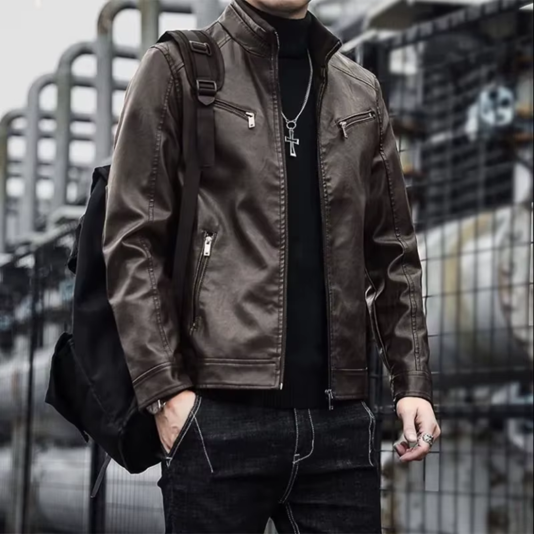 RENZO™ | LEDERJACKE