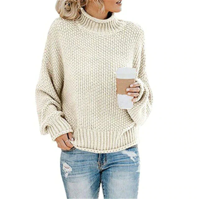 Daria | Fashion Poloshirt mit Rollkragenpullover