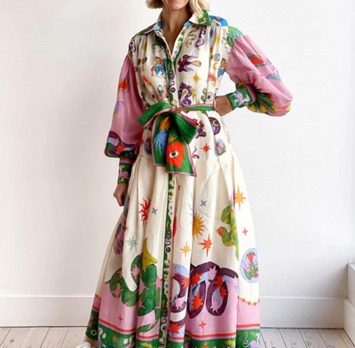 Claudine | Voluminöses Kleid