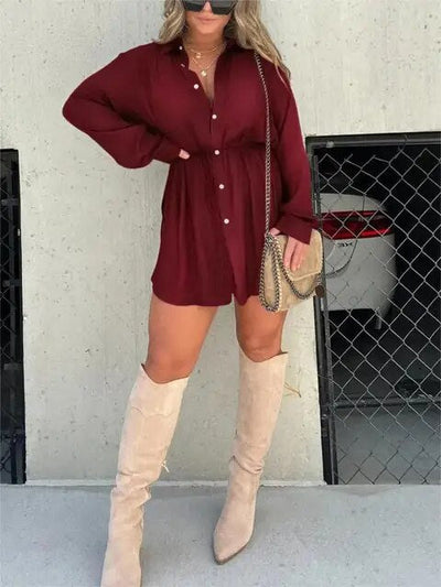 Tunika aus Satin
