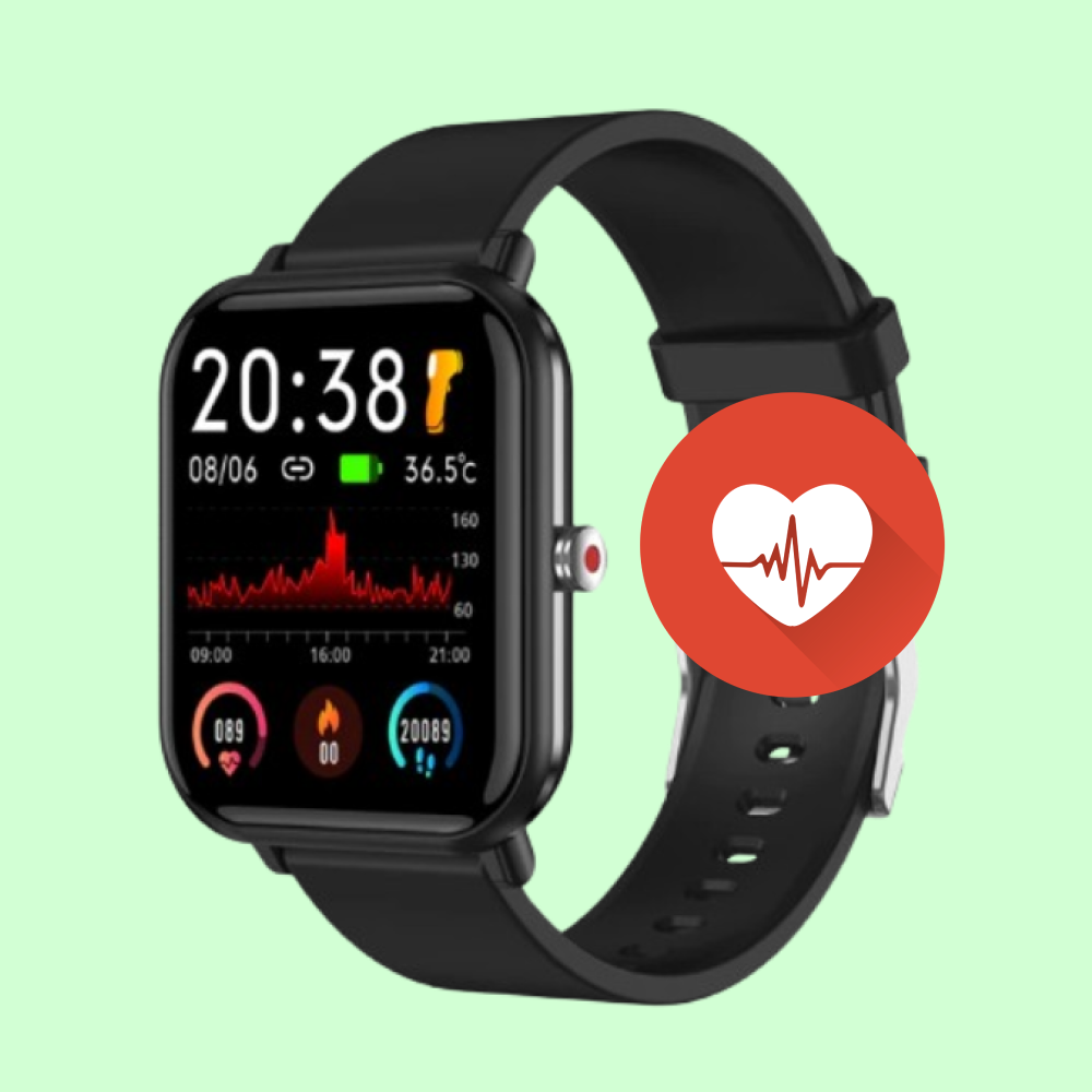2024 Blutdruckmonitor Handgelenk Sport Wasserdichte Blutdruck Smartwatch für Android iOS