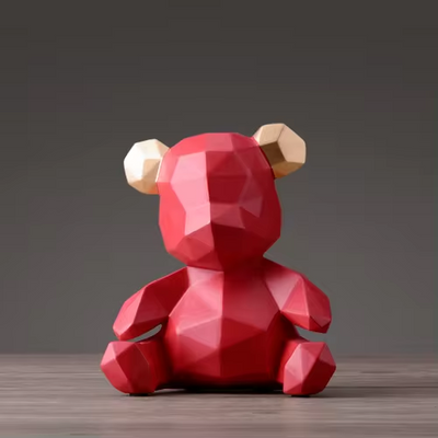 Geometrische Bärenfigur