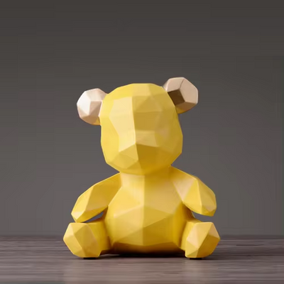 Geometrische Bärenfigur
