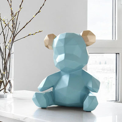Geometrische Bärenfigur