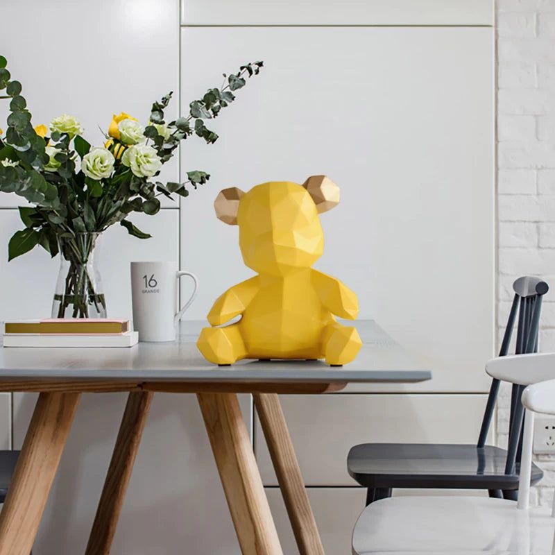 Geometrische Bärenfigur