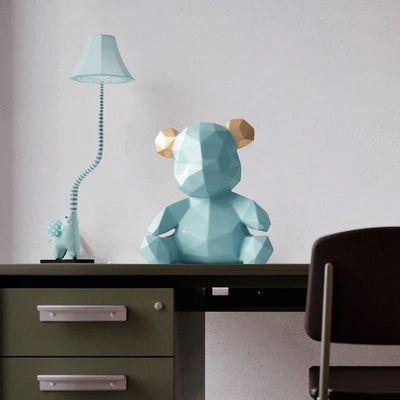 Geometrische Bärenfigur