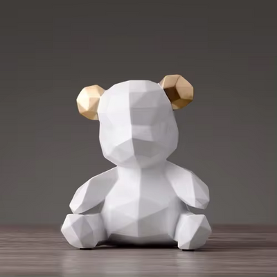 Geometrische Bärenfigur