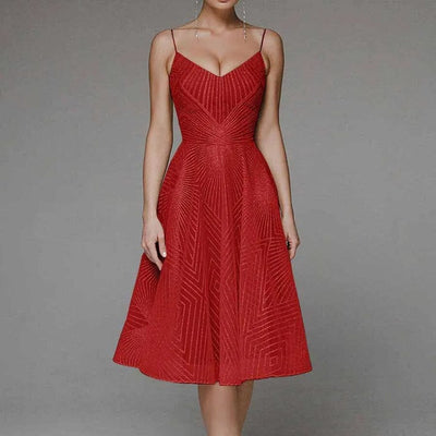 Hilda® | Elegantes Kleid mit offenem Rücken