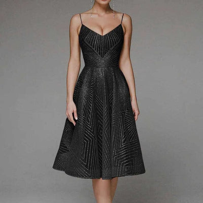 Hilda® | Elegantes Kleid mit offenem Rücken