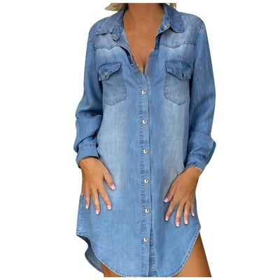 Blusenkleid aus Denim