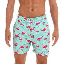 Grüner Flamingo