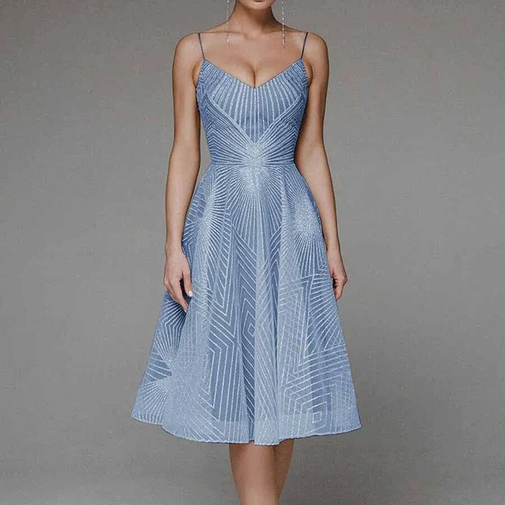 Hilda® | Elegantes Kleid mit offenem Rücken