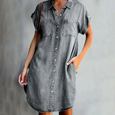 Aubree Casual Denim Dress