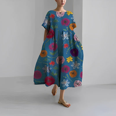 CÉLESTINE | Bohème Blumenkleid für einen natürlichen und romantischen Stil
