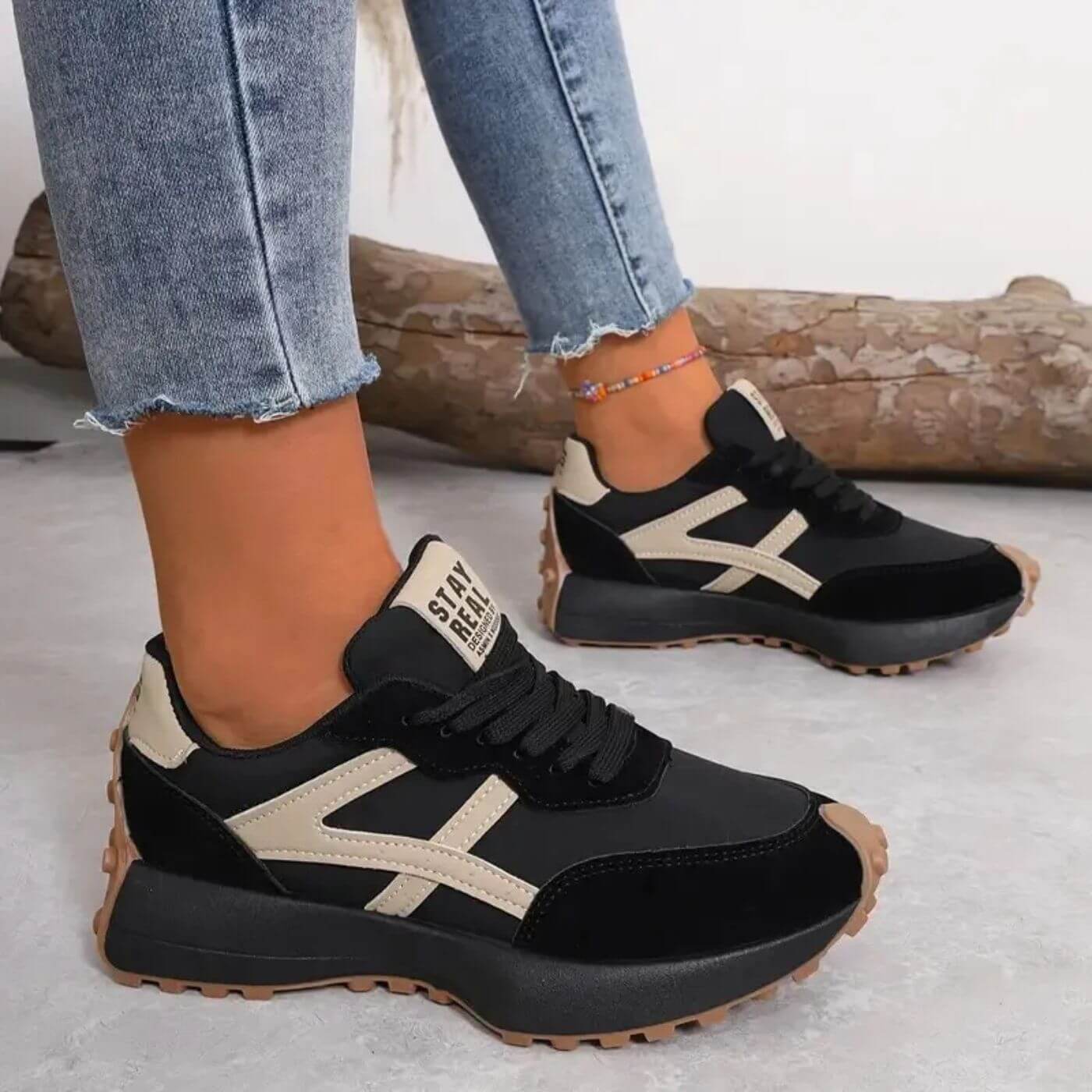 Kylee Stützende, rutschfeste orthopädische Sneakers