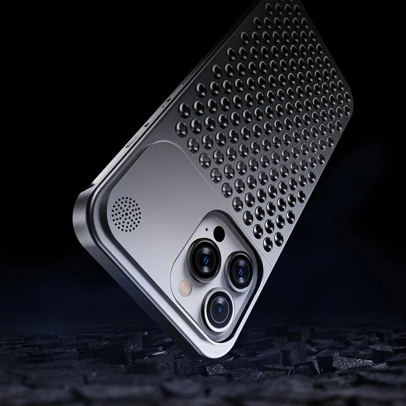 Metall-Titan-Aluminiumlegierung Randloser Schutzcase für iPhone