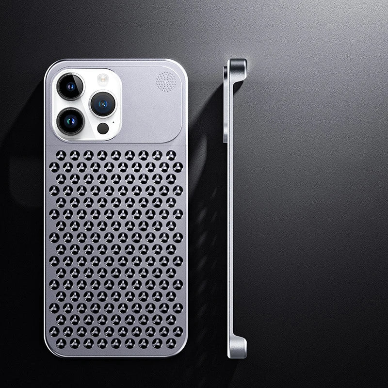 Metall-Titan-Aluminiumlegierung Randloser Schutzcase für iPhone
