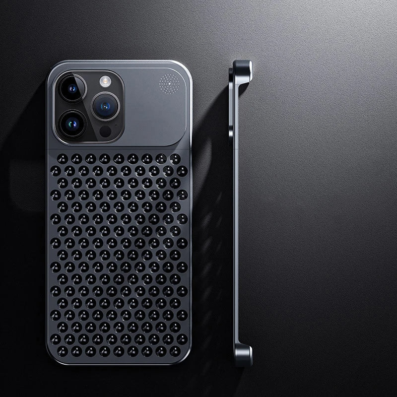 Metall-Titan-Aluminiumlegierung Randloser Schutzcase für iPhone