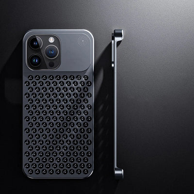 Metall-Titan-Aluminiumlegierung Randloser Schutzcase für iPhone