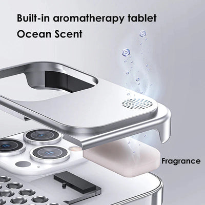 Metall-Titan-Aluminiumlegierung Randloser Schutzcase für iPhone
