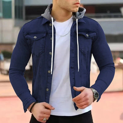 RAYANE - Denim-Shirt mit Kapuze