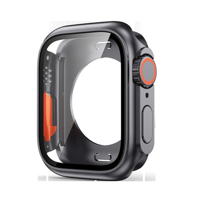 360° All-inclusive Schutzhülle + gehärtete Folie für Apple Watch S1-10