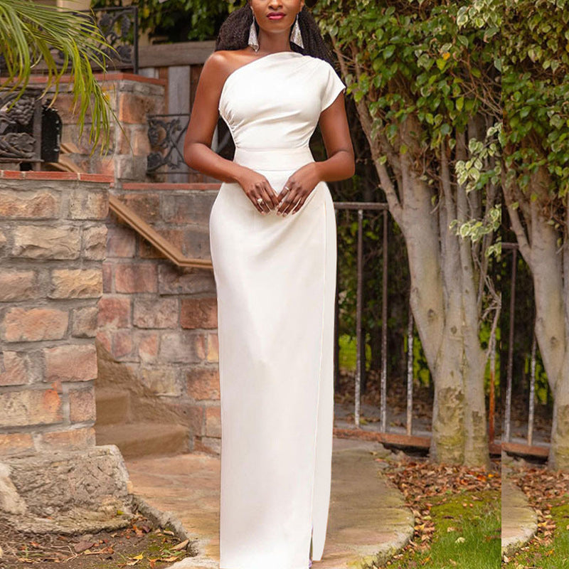 Freya | Elegantes asymmetrisches Abendkleid