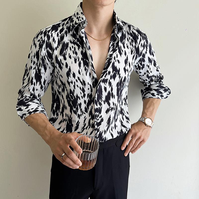 Gabriel – Bedrucktes Slim Shirt für Herren