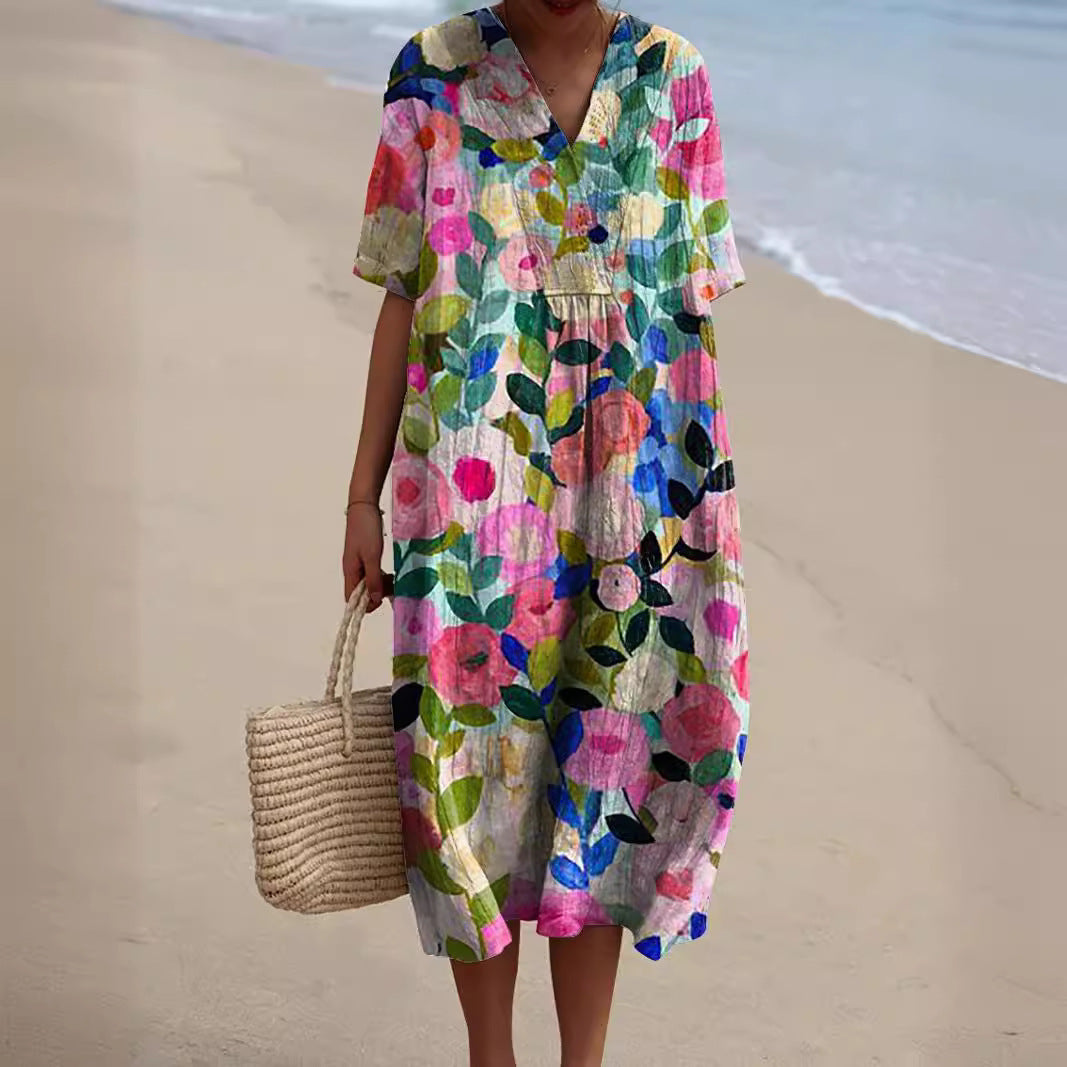 Nicka - Floral Dress