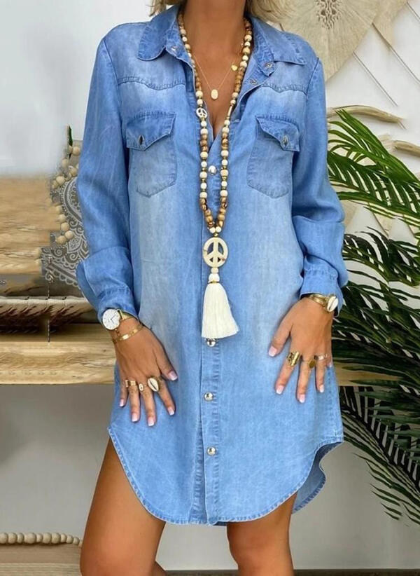 Blusenkleid aus Denim