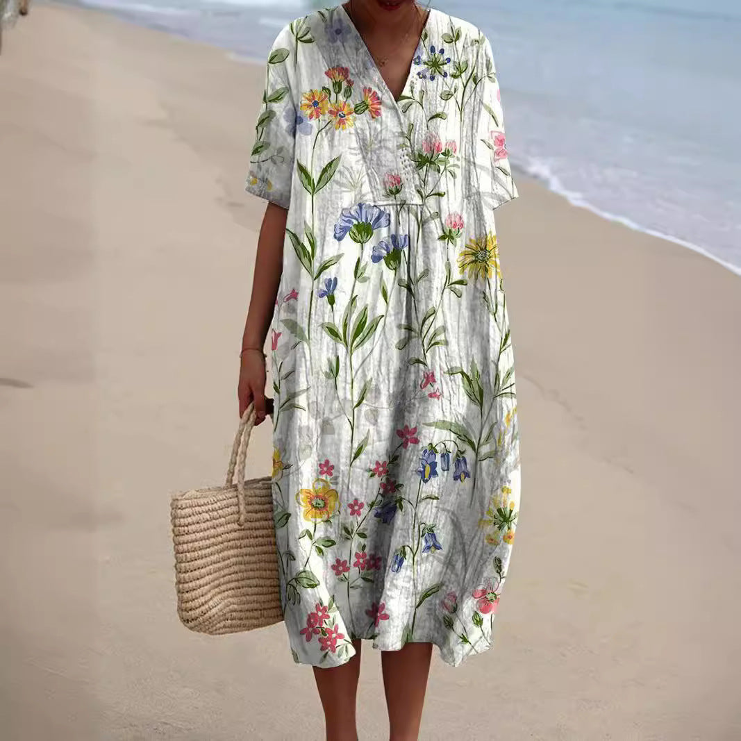 Nicka - Floral Dress