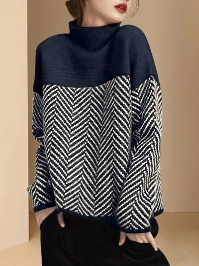 Pullover mit halbem Rollkragen