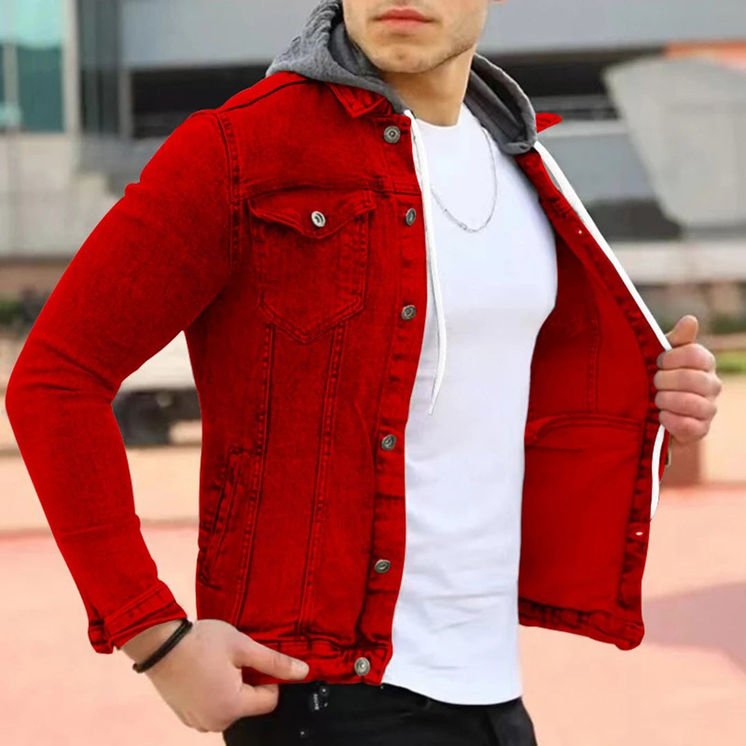 RAYANE - Denim-Shirt mit Kapuze